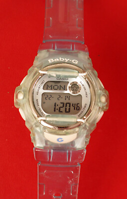 #ad CASIO BABY G SHOCK WATCH WRISTWATCH USED FOR PARTS OR REPAIR CLASSIC WRISTWATCH