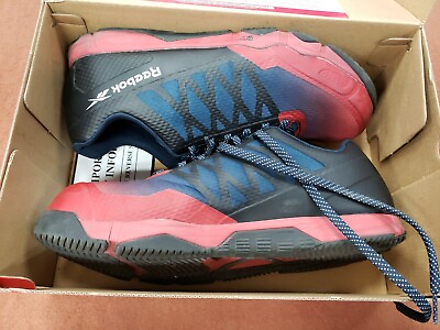 #ad Reebok Mens Speed Tr Work Red Safety Shoes Size 14W Very GOOD ASTM F2413 18
