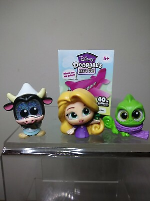 #ad Disney Doorables Let#x27;s Go Series 1 Rapunzel Pascal Clarabelle Toy Figures
