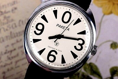 #ad Original Soviet Watch RAKETA Big Zero Vintage for man Men Rare Watch USSR