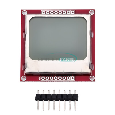 84*48 LCD Module White Backlight Adapter PCB for Nokia 5110