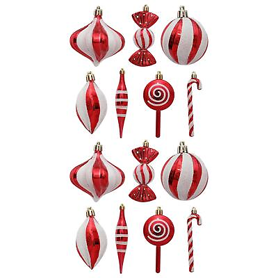 #ad 14Pcs Christmas Tree Hanging Ornaments Charms Party Supplies Favors Pendants