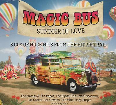 MAGIC BUS SUMMER OF LOVE BYRDS MONKEES TROGGS BOB DYLAN WHO 3 CDS NEW