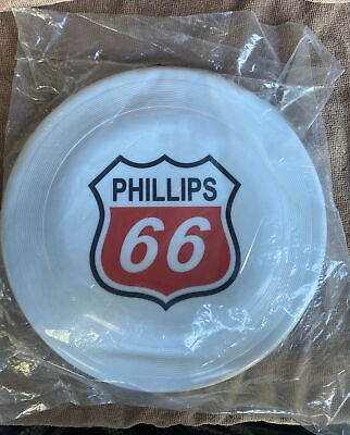 #ad #ad VINTAGE PHILLIPS 66 GAS STATION GIVE AWAY FRISBEE MEASURES 9” ACROSS SEALED NEW