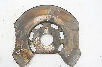 #ad Porsche 911 FRONT BRAKE ROTOR BACKING PLATE 1976 USED NICE R2