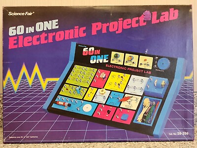 Radio Shack Science Fair 60 In One Electronic Project Lab 28 256
