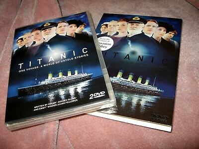 Titanic 2 disc One Voyage a World of untold Stories DVD New Sealed Slip cover