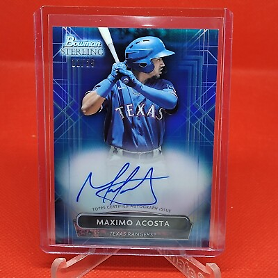 2022 Bowman Sterling Baseball Rookie Prospect Auto#x27;s Pick Your Player