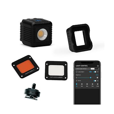 Lume Cube 2.0 Portable Lighting Kit 6 Piece LED Lighting Kit with Diffusion...