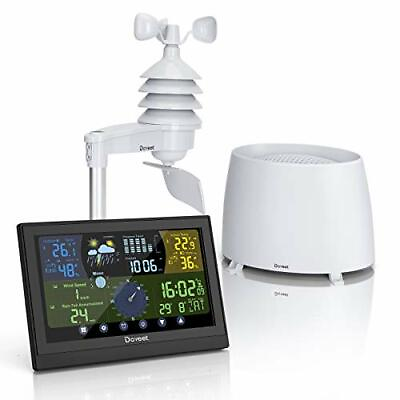 Weather Station with Outdoor Sensors DOVEET Wireless Weather Assorted Styles