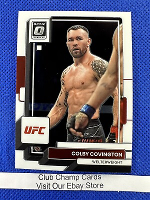 #ad 2023 #23 Colby Covington Panini Donruss Optic UFC