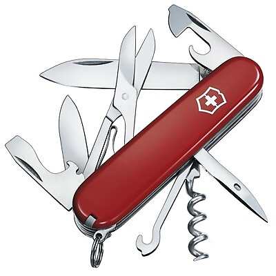Victorinox Swiss Army Climber Knife Red Blister Pack 1.3703.B1 NEW