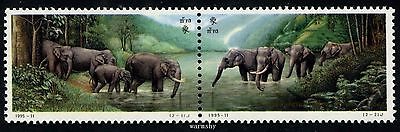 #ad China 1995 11 China Thailand Joint 20 Years Relation Complete 2V strip mnh