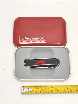 Vintage D.A.R.E Victorinox Switzerland Stainless Rostfrei Swiss Knife Tool RARE