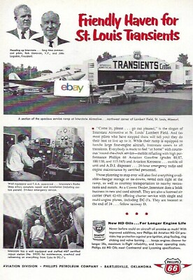 #ad PHILLIPS 66 AVIATION PRODUCTS AT INTERSTATE AIRMOTIVE LAMBERT FIELD ST LOUIS AD