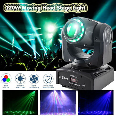 120W RGBW LED Moving Head Light Kaleidoscope Spot Light DMX DJ Party Stage Light