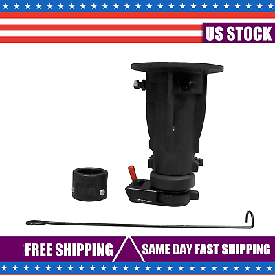#ad LR Adjustable Cushioned 5Th Wheel To Gooseneck Adapter 12#x27;#x27; 16#x27;#x27; Remote Release