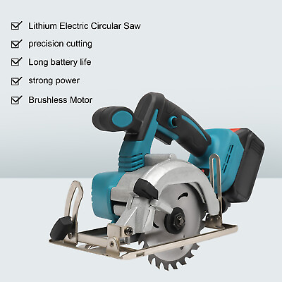#ad 4.9quot; Cordless Electric Circular Cutting Saw Power Tools W 1 Battery 4000rpm