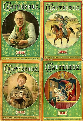 #ad Chatterbox Vol.5 1906 1913 Old Rare Illustrated Victorian Magazine on DVD