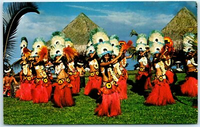 Postcard The Lovely and Exciting Dancer of Tahiti Hawaii