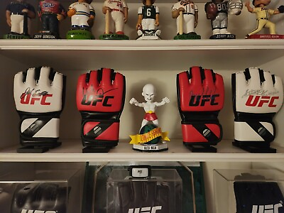 #ad UFC Glove Stand Display Case alternative For Signed Autographed Gloves