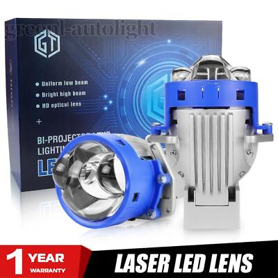 #ad 2X LHD 150W Laser Bi LED Projector Hyperboloid Lens 3.0#x27;#x27; Headlights Hi Lo 6000K