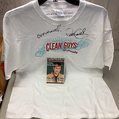 Clean Guys Of Comedy T Shirt Signed By Dave Coulier W Show Card