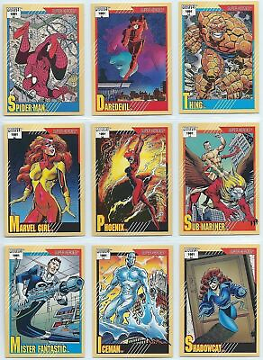 #ad 1991 Marvel Cards Series 2 by Impel pick your card Near Mint M Free Shipping