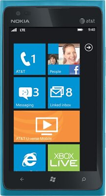 Nokia Lumia 900 RM 823 16GB Microsoft Windows Smartphone ATamp;T Used