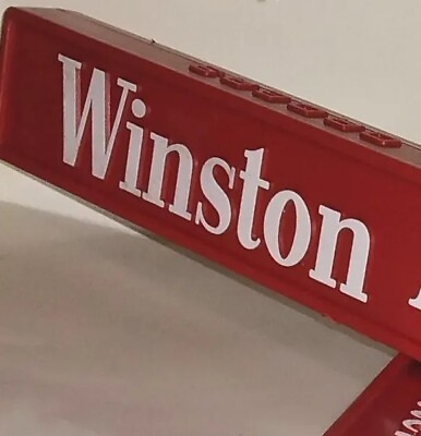 Vintage 1970#x27;s Winston Cigarettes Grocery Store Check Out Item Separator