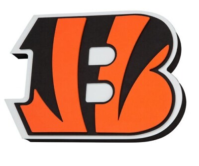 Cincinnati Bengals 3D Fan Foam Logo Wall Sign FREE SHIPPING NEW NFL