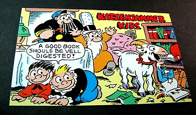 #ad Old Post Cards Comics Classic Collection KatzenJammer Kids 1995 PA13