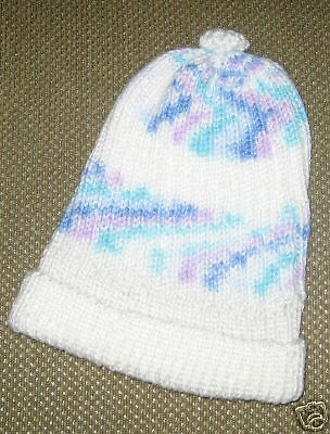 #ad NEW Soft Cuddly Hand Knit Baby Cap