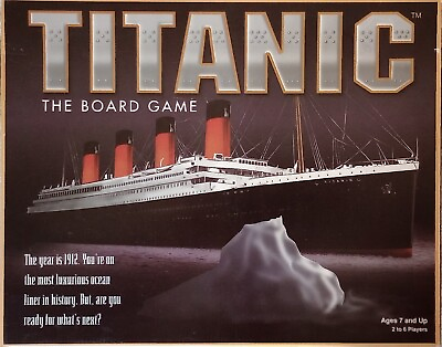 #ad Titanic: The Board Game 1998 Universal Games Missing 1 Mover All Passports