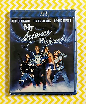 My Science Project Blu Ray 80s Dennis Hopper Fisher Stevens Kino Lorber Comedy