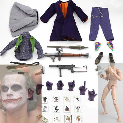 Joker Heath Ledger 1 6 Action Figure Collectible Doll Full Set THE BEST TOYS