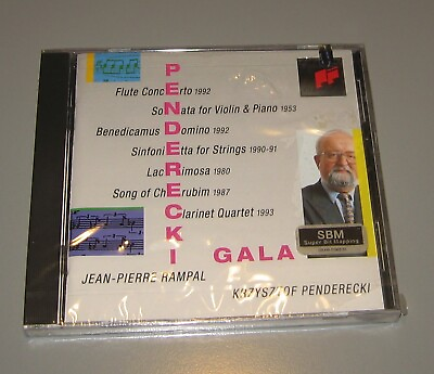 #ad Krzysztof Penderecki Jean Pierre Rampal Penderecki Gala CD 1993 Sony