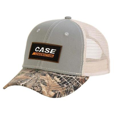 #ad Case Construction Gray Hat with Mesh Back amp; Camo Visor 464268