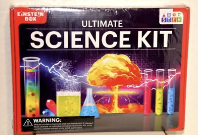 #ad NEW EINSTEIN BOX ULTIMATE SCIENCE KIT 120 EXPERIMENTS FOR KIDS STEM AGE 8