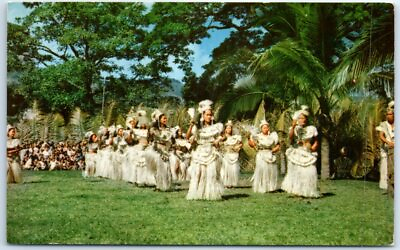 Postcard Tahiti Dancers