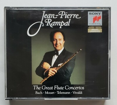 #ad Jean Pierre Rampal Music CD Set The Great Flute Concertos