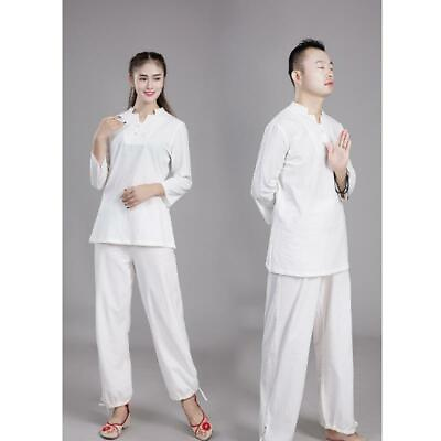#ad 2024Chinese kung fu Tai Chi costume lovers#x27; clothes cotton linen workout outfit