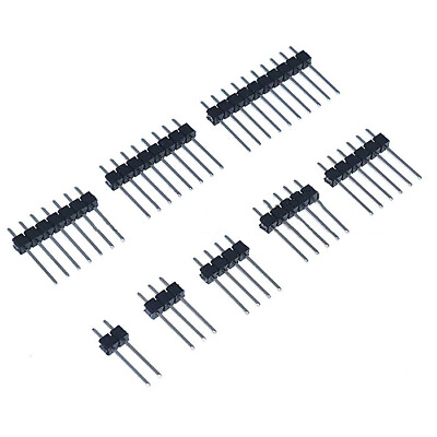 #ad Single Row Pin Row Length 15 17 19mm 1x3 4 5 6 8 10 40P Pitch 2.54mm Connector