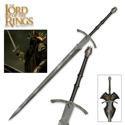 #ad #ad LOTR Sword Of The Witch King with wall plaque and Leather sheath