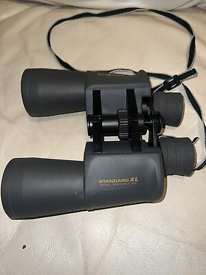 #ad Minolta Standard XL 10x50 Wide Angle 6.5° Binoculars With Carry Case