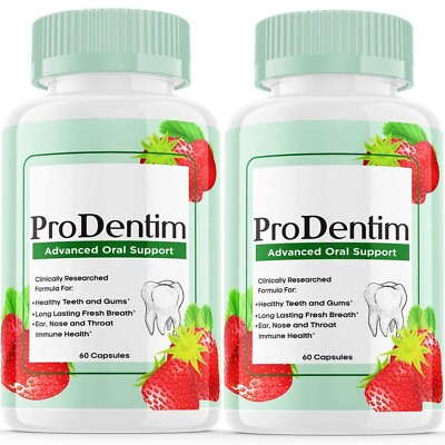 #ad 2 Pack Prodentim for Gums and Teeth Health Prodentim Dental Formula 120 Capsules