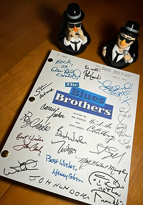 The Blues Brothers Script Signed Autograph Reprints 124 Pages Jake amp; Elwood