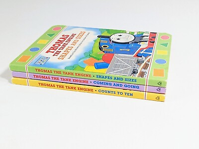 #ad Thomas The Tank Engine Set of 3 Educational Board Books