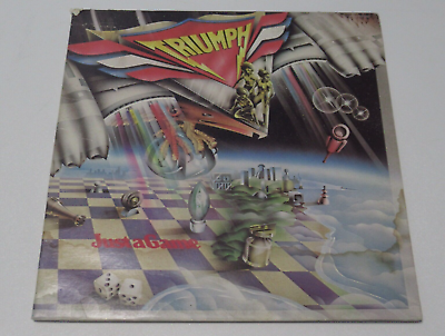 #ad Triumph 12quot; LP Record Love Just a Game RCA AFL1 3224 1979 Rock Metal