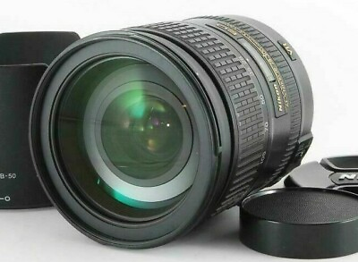 Nikon AF S NIKKOR 28 300mm F3.5 5.6G ED VR for F Mount Lens w Hood Mint